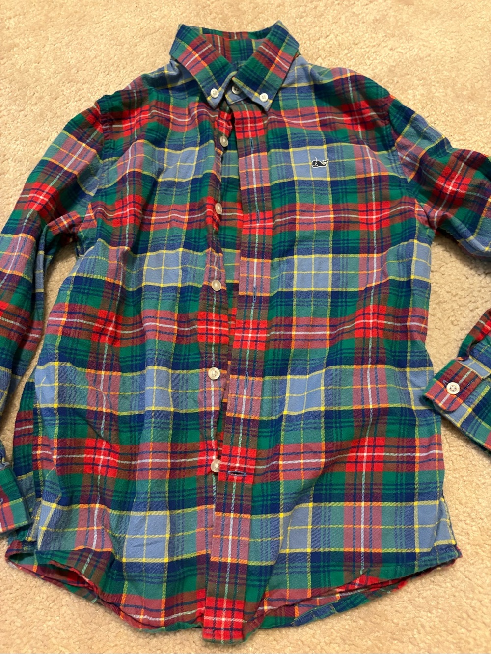 Vineyard Vines Multi-Color Plaid Flannel
